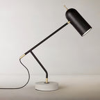Elegant Black Desk Lamp | Modern Minimalist Design with Dimmable LED | Stylish Lighting for Home and Office