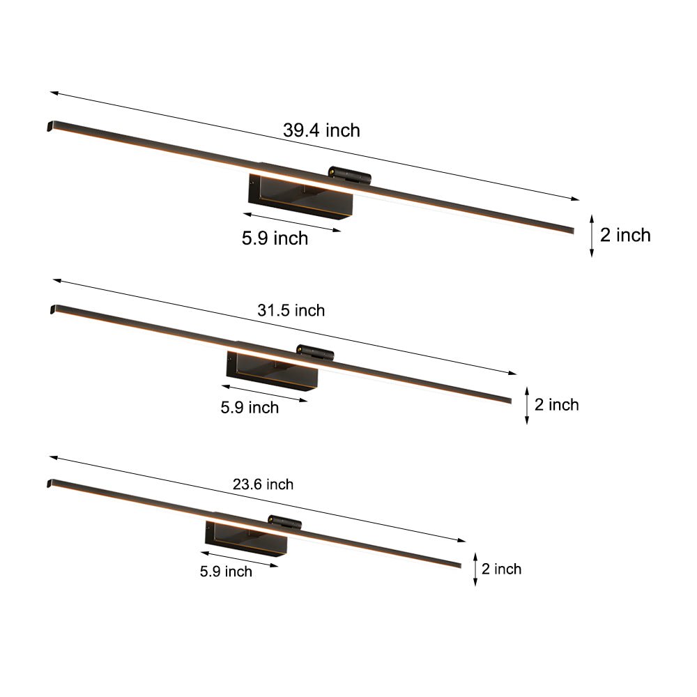 Elegant Copper Vanity Light | Adjustable LED with Dimmable Features for Stylish Bathroom Ambiance