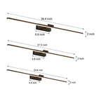 Elegant Copper Vanity Light | Adjustable LED with Dimmable Features for Stylish Bathroom Ambiance