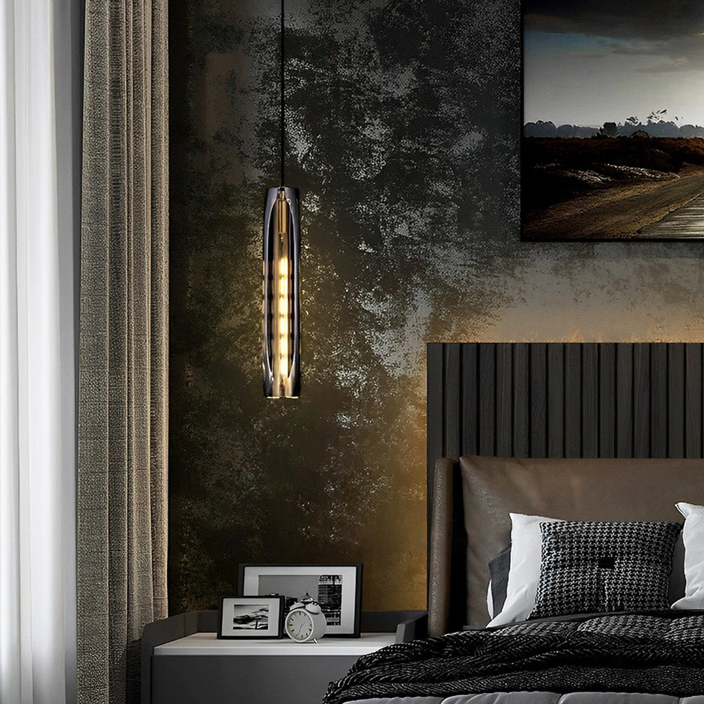 Elegant Crystal Pendant Light | Modern Kitchen Pendant Lighting with Adjustable Length | Luxurious Fixture for Stylish Interiors