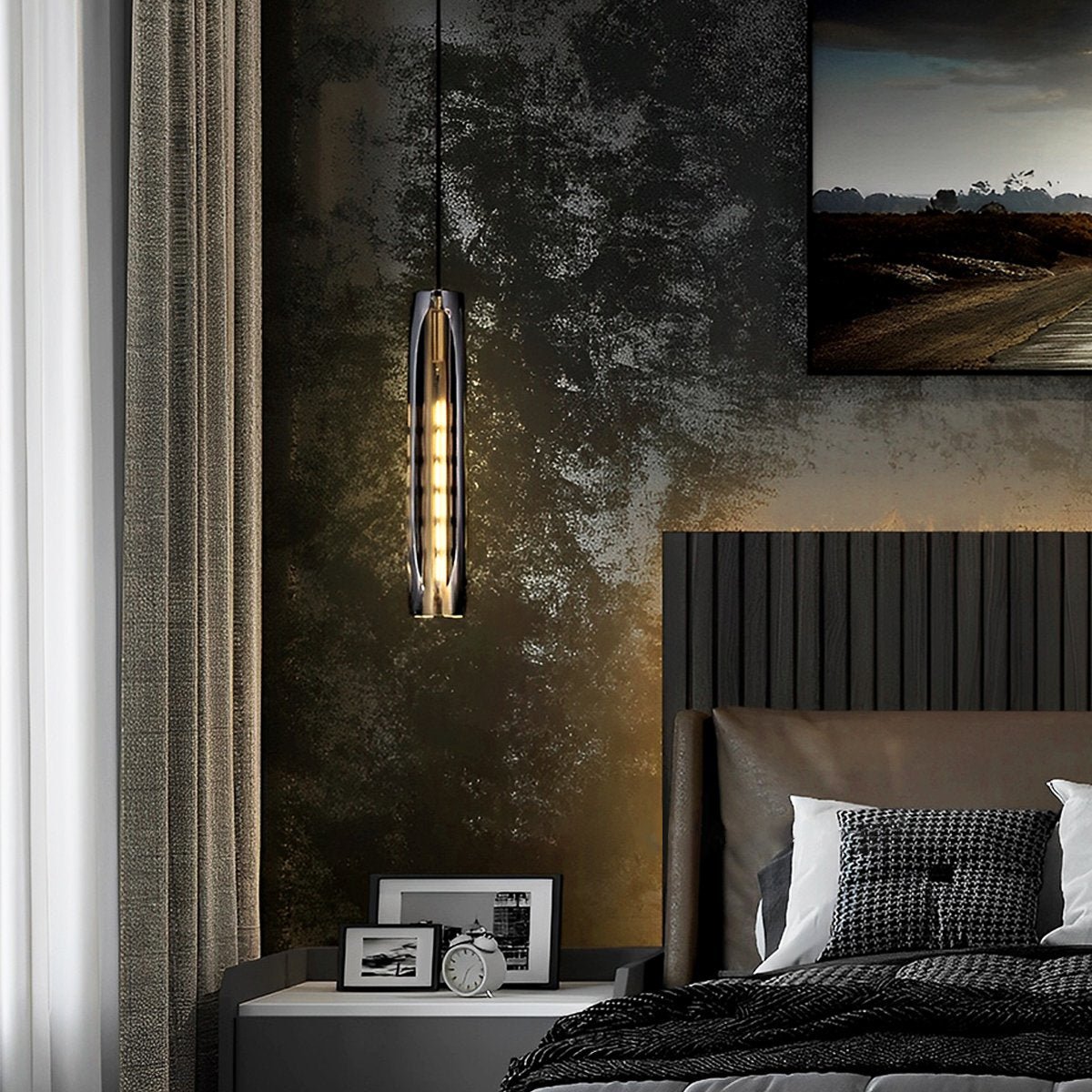 Elegant Crystal Pendant Light | Modern Kitchen Pendant Lighting with Adjustable Length | Luxurious Fixture for Stylish Interiors