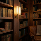 Elegant Dual-Column Wall Sconce Light with Alabaster Diffusers | Timeless Design for Contemporary Spaces