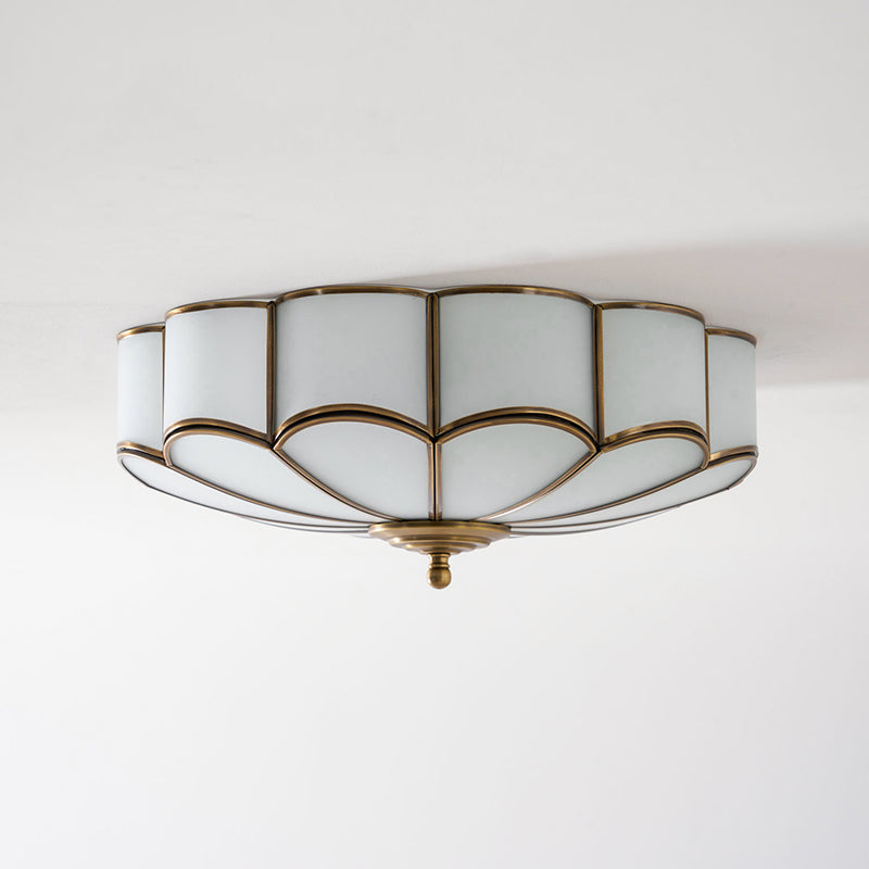 Elegant Floral Ceiling Light Fixture with Ambient Illumination for Modern Spaces