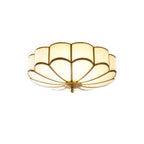 Elegant Floral Ceiling Light Fixture with Ambient Illumination for Modern Spaces