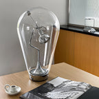 Elegant Glass Desk Lamp | Touch-Dimming & Magnetic Control for Home Office