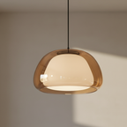 Elegant Glass Pendant Light | Adjustable Dome for Kitchen Island Lighting