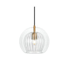 Elegant Glass Pendant Light | Double Globe Design with Adjustable Dimming | Modern Ceiling Fixture for Bright Kitchen Illumination