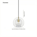 Elegant Glass Pendant Light | Double Globe Design with Adjustable Dimming | Modern Ceiling Fixture for Bright Kitchen Illumination