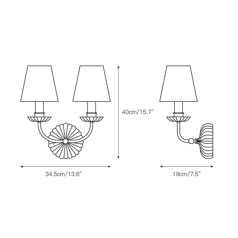 Elegant Indoor Lighting | Modern Wall Sconce Light with Soft Diffused Glow | Stylish Fixture for Cozy Home Decor