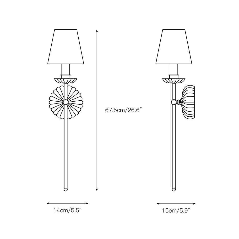 Elegant Indoor Lighting | Modern Wall Sconce Light with Soft Diffused Glow | Stylish Fixture for Cozy Home Decor