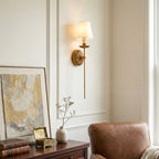 Elegant Indoor Lighting | Modern Wall Sconce Light with Soft Diffused Glow | Stylish Fixture for Cozy Home Decor
