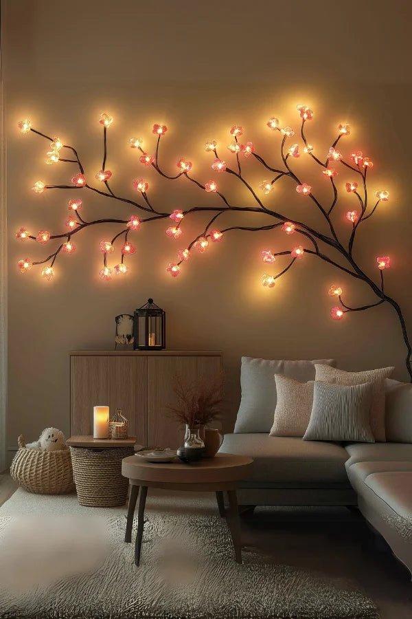 Elegant LED Wall Art | Decorative Branch Design with Soft Illumination | Cozy Wall Decor for Inviting Ambiance