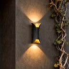 Elegant LED Wall Sconce Lighting with Curved Design & Dual-Directional Light | Versatile Outdoor Wall Lights for Modern Spaces