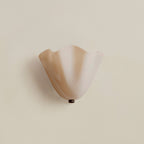 Elegant LED Wall Sconce Lighting with Unique Glass Shell Design for Ambient Illumination