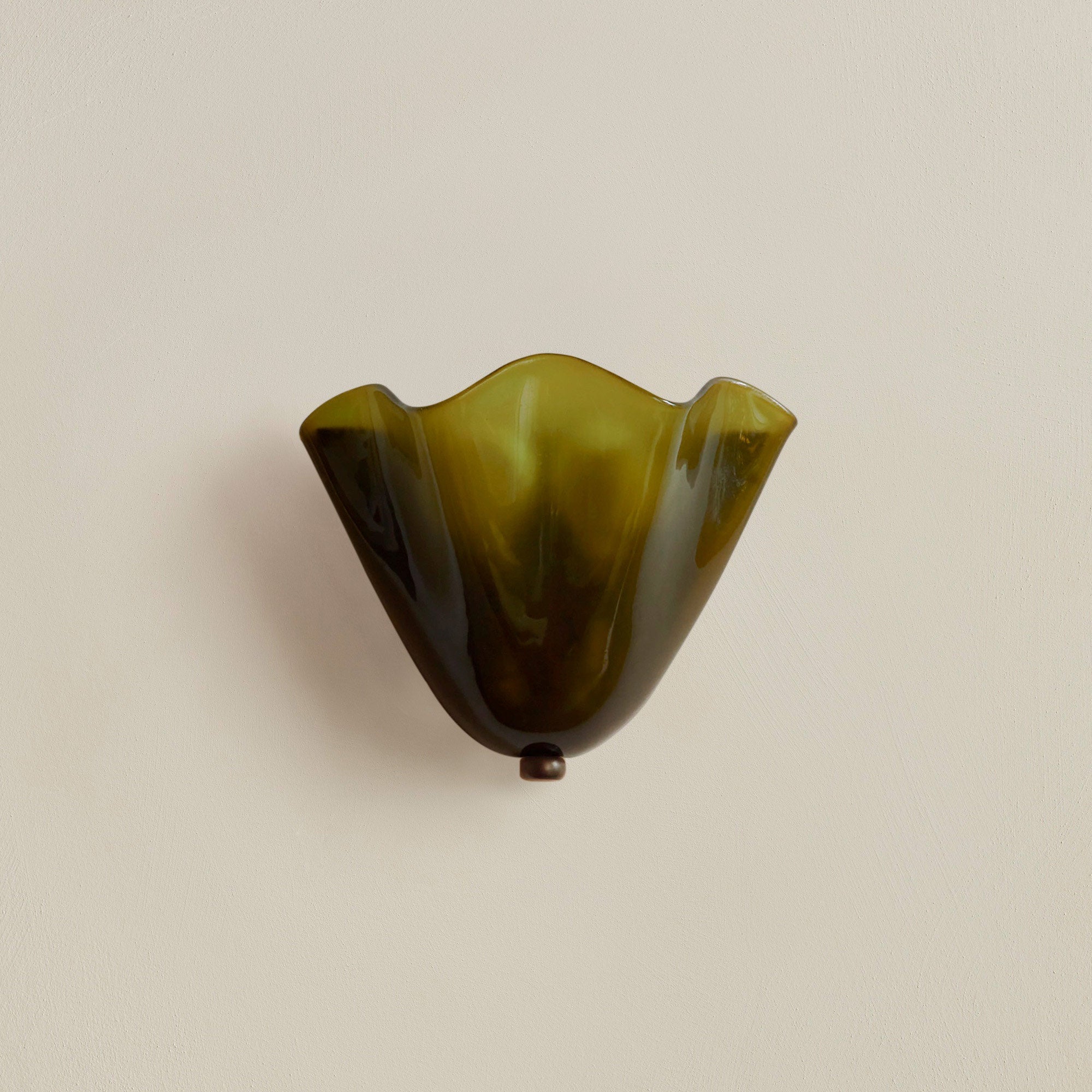 Elegant LED Wall Sconce Lighting with Unique Glass Shell Design for Ambient Illumination