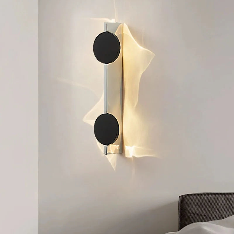 Elegant LED Wall Sconce | Rotatable Stainless Steel Design for Ambient Lighting in Bedrooms and Lounges