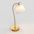 Elegant Lighting | Gooseneck Desk Lamp with Adjustable Cone Shade | Cozy Atmosphere for Home Office and Reading