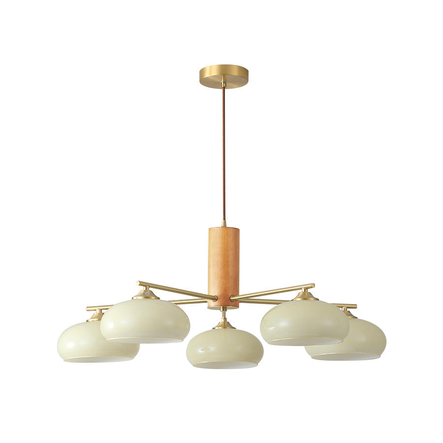 Elegant Lighting | Modern Chandelier Light with Adjustable Height | Soft Warm Illumination for Cozy Dining Rooms