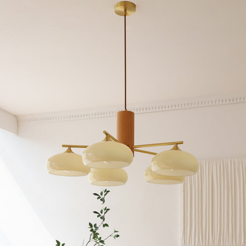 Elegant Lighting | Modern Chandelier Light with Adjustable Height | Soft Warm Illumination for Cozy Dining Rooms