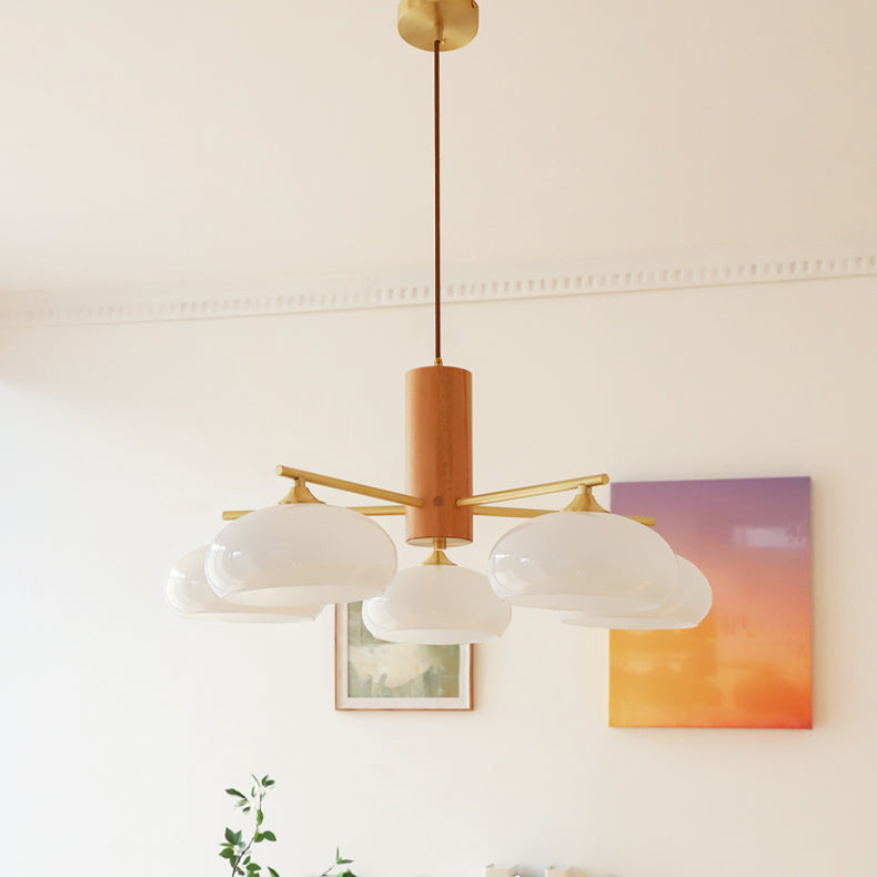 Elegant Lighting | Modern Chandelier Light with Adjustable Height | Soft Warm Illumination for Cozy Dining Rooms