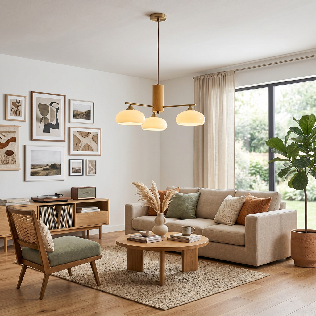 Elegant Lighting | Modern Chandelier Light with Adjustable Height | Soft Warm Illumination for Cozy Dining Rooms