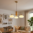 Elegant Lighting | Modern Chandelier Light with Adjustable Height | Soft Warm Illumination for Cozy Dining Rooms