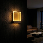 Elegant Modern Wall Sconce Lighting with Bubble Glass | Sleek Stainless Steel Design for Ambient Illumination