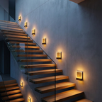 Elegant Modern Wall Sconce Lighting with Bubble Glass | Sleek Stainless Steel Design for Ambient Illumination