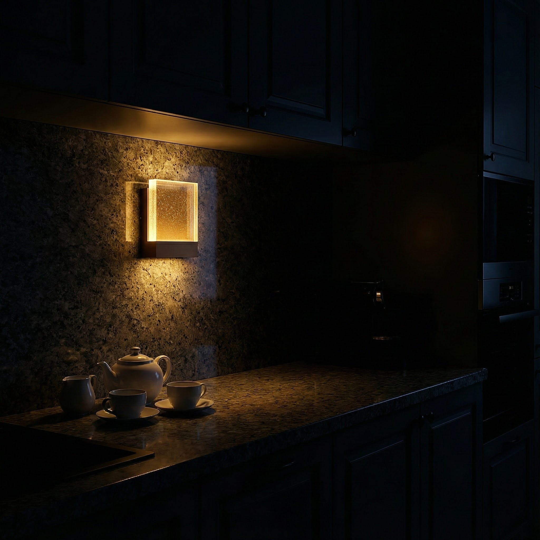 Elegant Modern Wall Sconce Lighting with Bubble Glass | Sleek Stainless Steel Design for Ambient Illumination