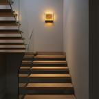 Elegant Modern Wall Sconce Lighting with Bubble Glass | Sleek Stainless Steel Design for Ambient Illumination