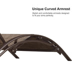 Elegant Outdoor Chaise Lounge Chair with Adjustable Backrest | Durable Aluminum Frame for Ultimate Comfort