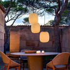 Elegant Outdoor Light Fixtures | Waterproof Hanging Pendant Light with Minimalist Design | Perfect for Patios and Porches