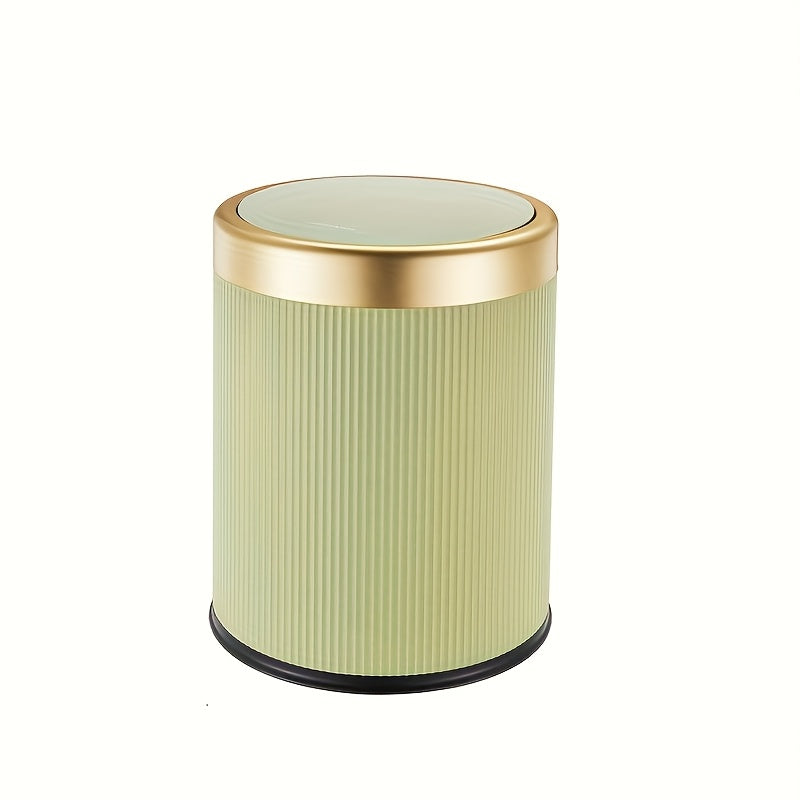 Elegant Oval Kitchen Trash Can with Odour-Sealing Lid | Stylish Design for Modern Spaces