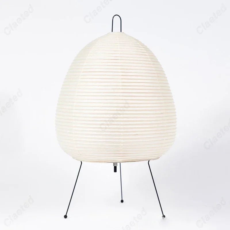 Elegant Rice Paper Table Lamp | Japanese Design with Soft Illumination | Ideal for Bedroom and Living Room Decor
