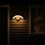 Elegant Solar Outdoor Wall Light with Motion Sensor | Energy Efficient Illumination for Safety