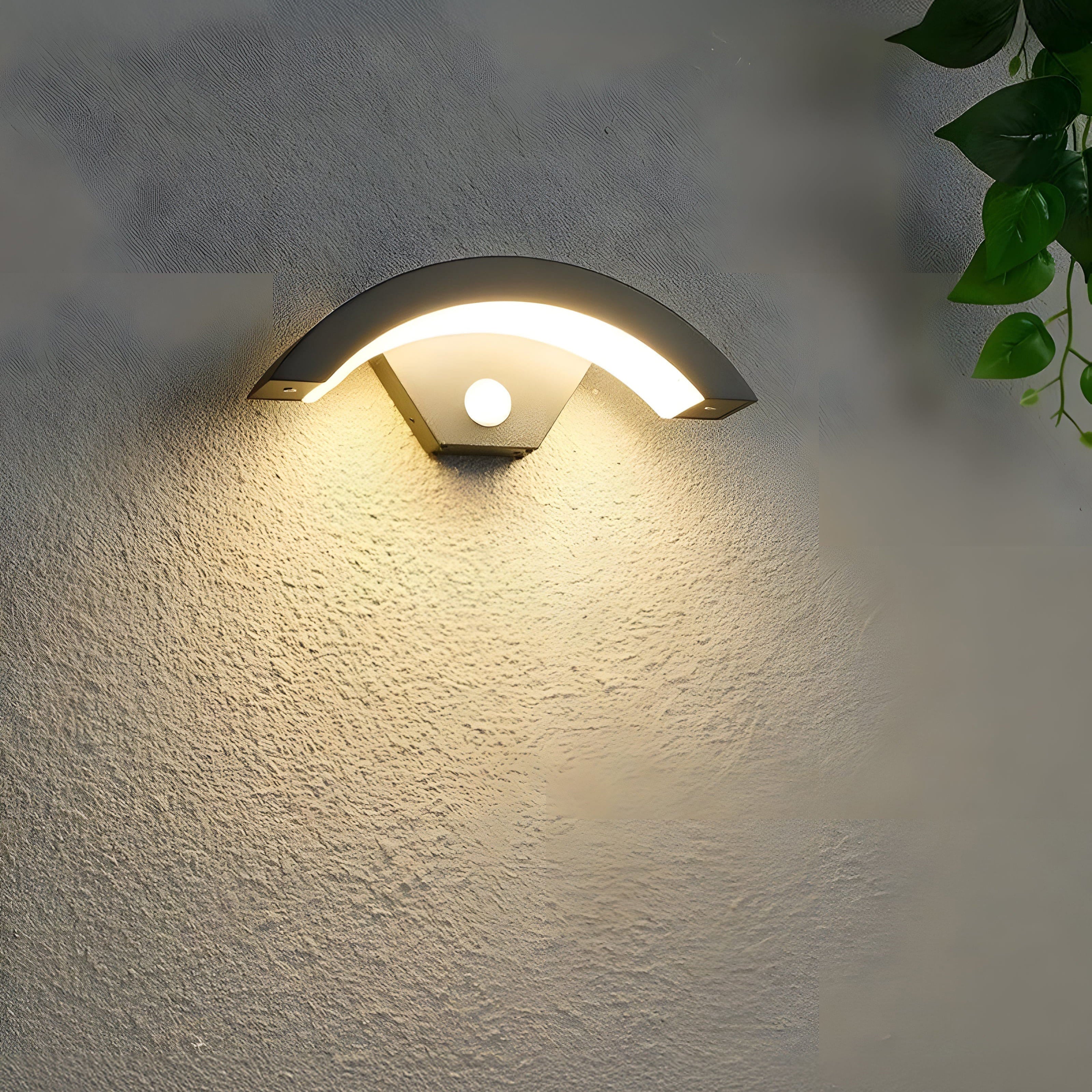 Elegant Solar Outdoor Wall Light with Motion Sensor | Energy Efficient Illumination for Safety