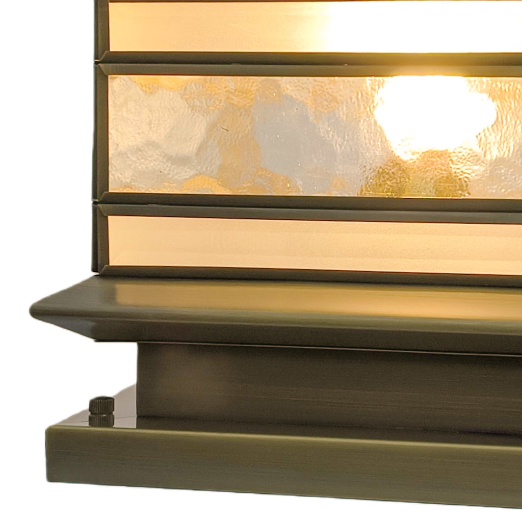 Elegant Stone Pillar Solar Lights | Dual Power Options with Vintage Design | Durable Outdoor Lighting for Garden Ambiance