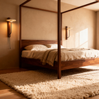 Elegant Wall Sconce Lighting with Natural Materials | Sculptural Design for Soft Ambient Glow