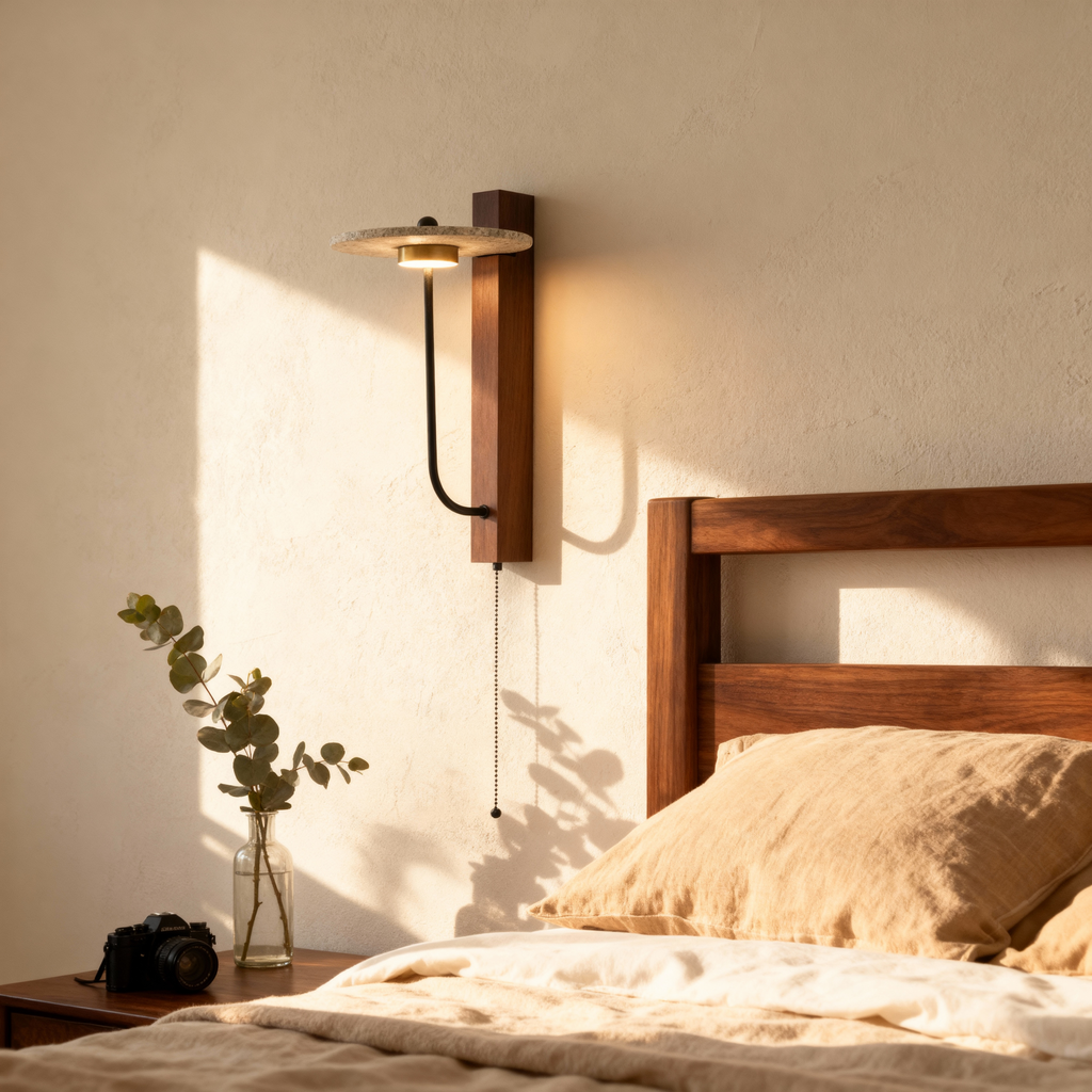 Elegant Wall Sconce Lighting with Natural Materials | Sculptural Design for Soft Ambient Glow