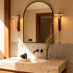 Elegant Wall Sconce Lighting with Natural Materials | Sculptural Design for Soft Ambient Glow