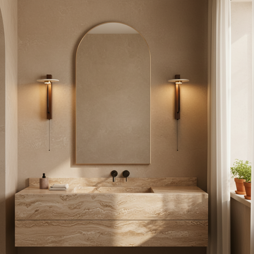 Elegant Wall Sconce Lighting with Natural Materials | Sculptural Design for Soft Ambient Glow