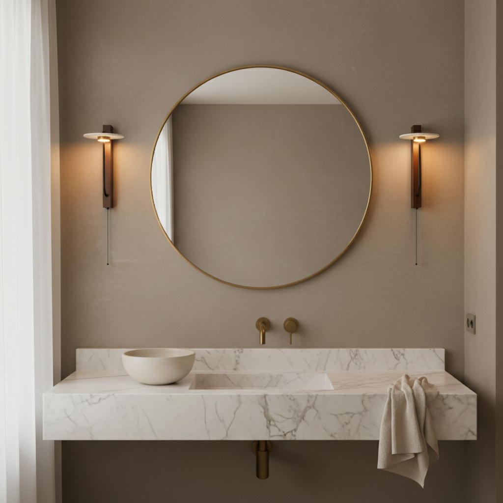 Elegant Wall Sconce Lighting with Natural Materials | Sculptural Design for Soft Ambient Glow