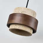 Elegant Walnut Wood Pendant Lighting with Adjustable Height | Stylish Hanging Lights for Warm Ambiance