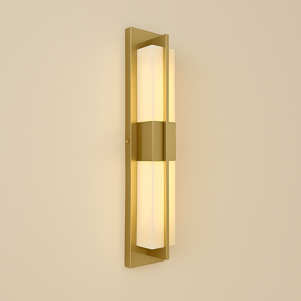Elegant Waterproof Outdoor Wall Sconce Lighting with Vertical Design | Stylish Fixture for Versatile Indoor and Outdoor Use