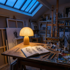 Elmwood | Minimalist Wood Table Lamp with Warm Ambient Glow | Versatile Lighting for Any Space