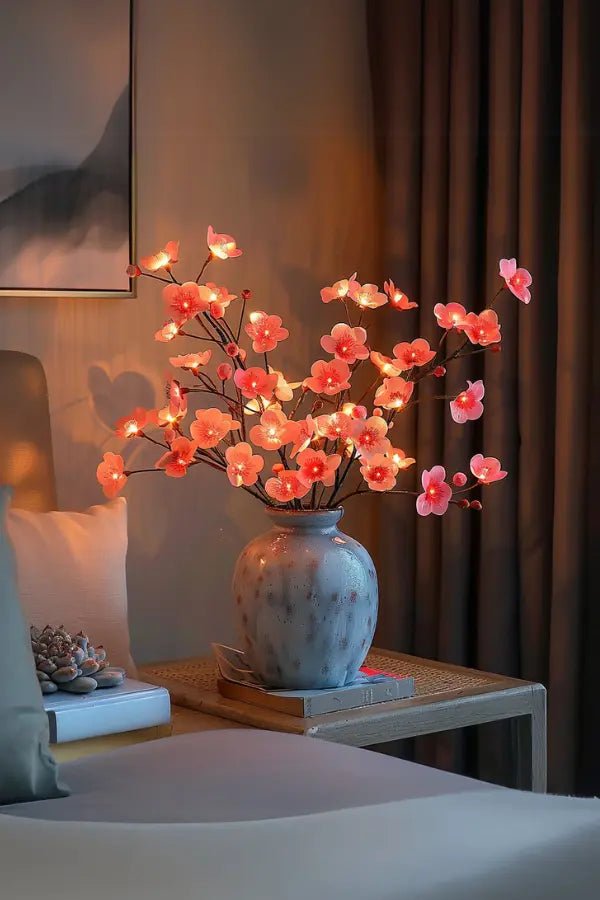 Enchanting Decorative Branches | Lighted Tree Branches with Battery Operation | Elegant Floral Accents for Cozy Ambiance