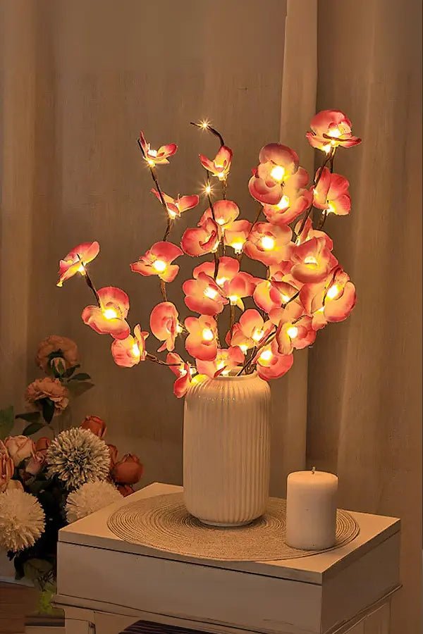 Enchanting Decorative Branches | Lighted Tree Branches with Battery Operation | Elegant Floral Accents for Cozy Ambiance
