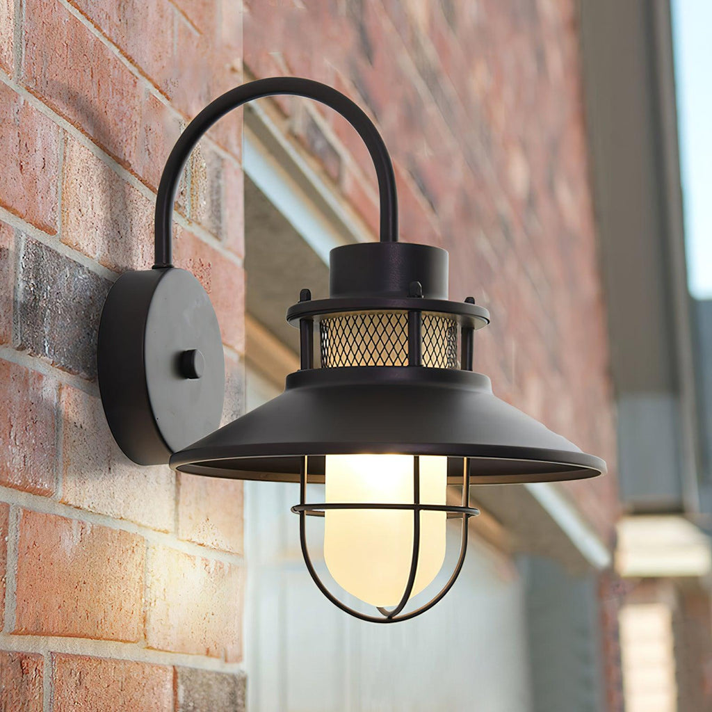 FelixStone | Outdoor Wall Lantern with Stylish Design & Durable Metal | Elegant Illumination for Patios and Verandas