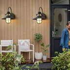 FelixStone | Outdoor Wall Lantern with Stylish Design & Durable Metal | Elegant Illumination for Patios and Verandas
