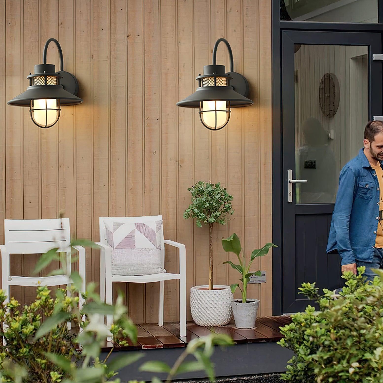 FelixStone | Outdoor Wall Lantern with Stylish Design & Durable Metal | Elegant Illumination for Patios and Verandas